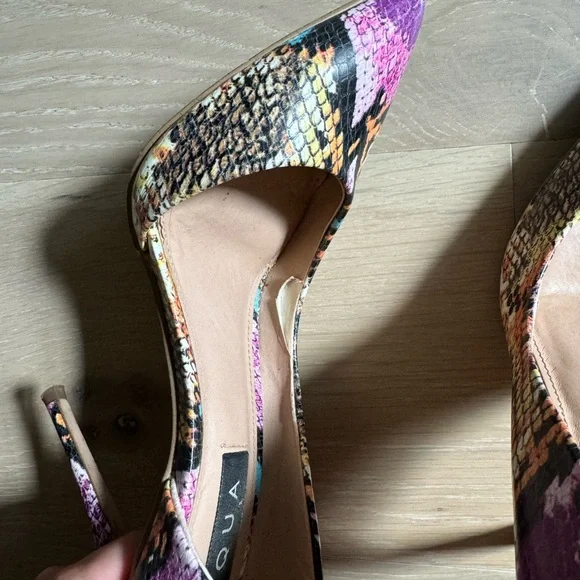 Aqua Women's Dion Half d'Orsay High-Heel Pumps - Picture 8 of 10